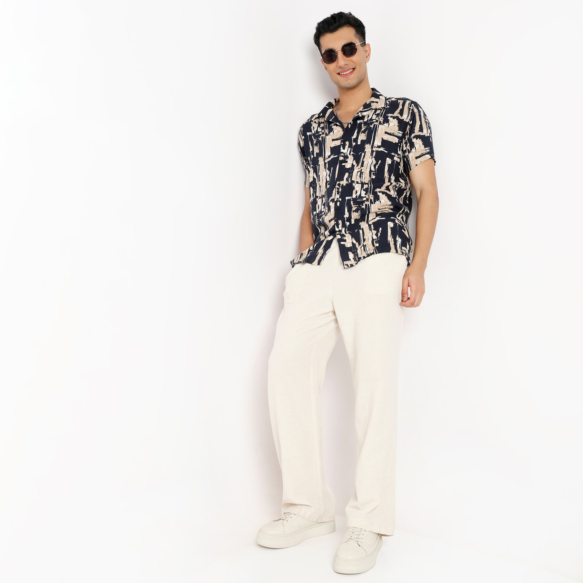 Regular Fit Printed Regular Length Shirt