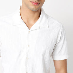 Regular Fit Solid Regular Length Shirt