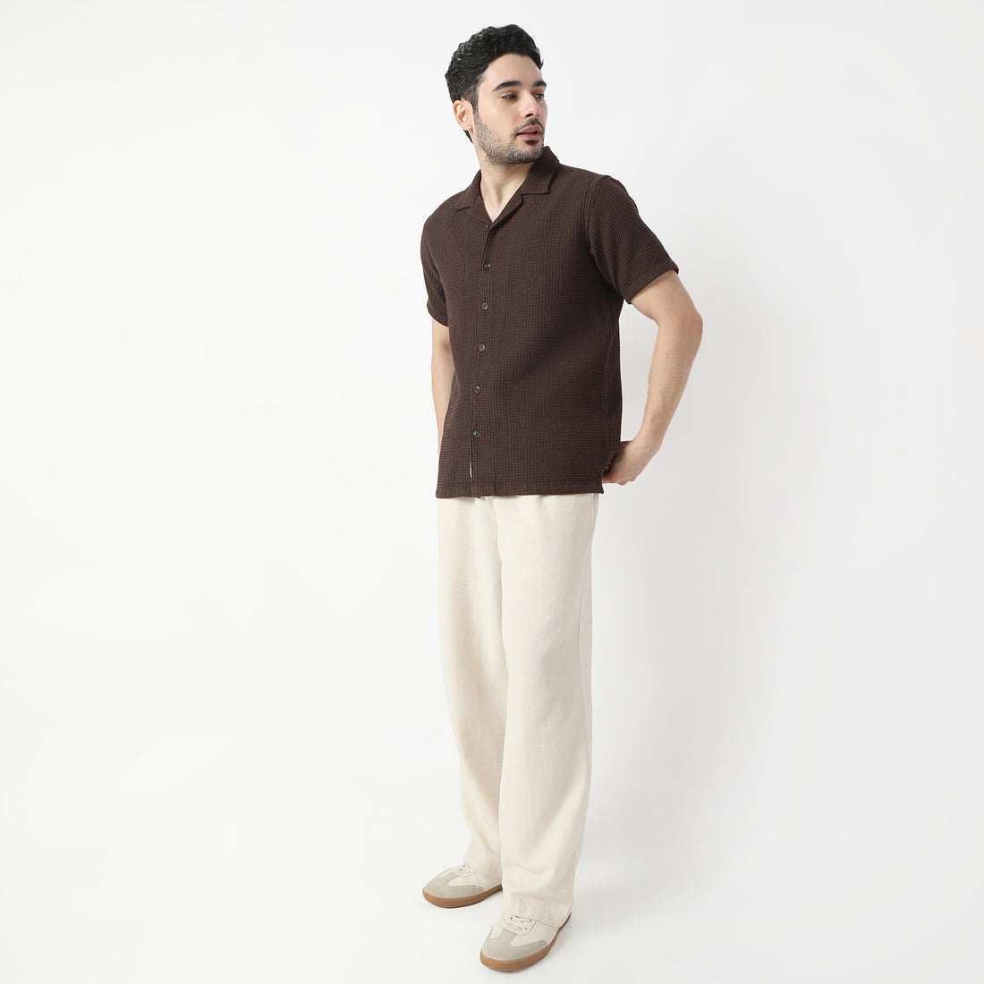 Regular Fit Structured Shirt
