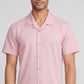 BAEᵉˣ Shirt - Cotton Rich Knitted Camp Collar