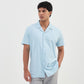 BAEᵉˣ Shirt - Cotton Rich Knitted Camp Collar
