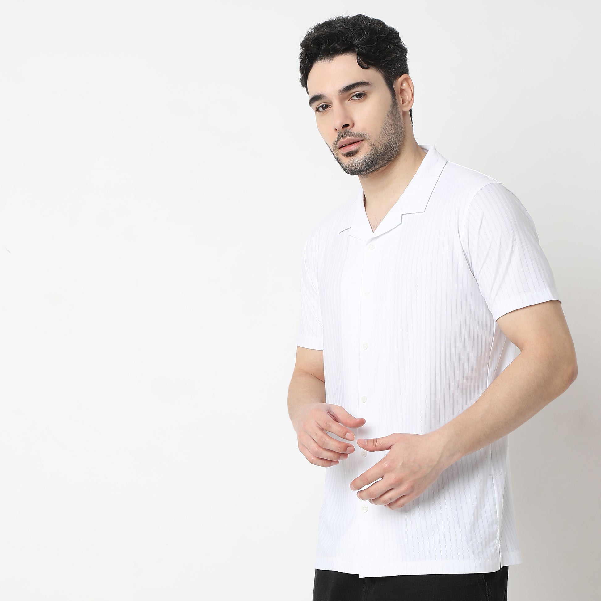 Regular Fit Structured Shirt