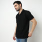 Crochet Camp Collar Cotton Shirt