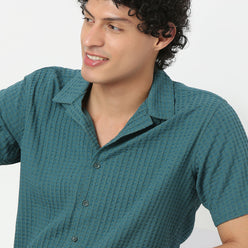 Camp Collar Structured Shirt