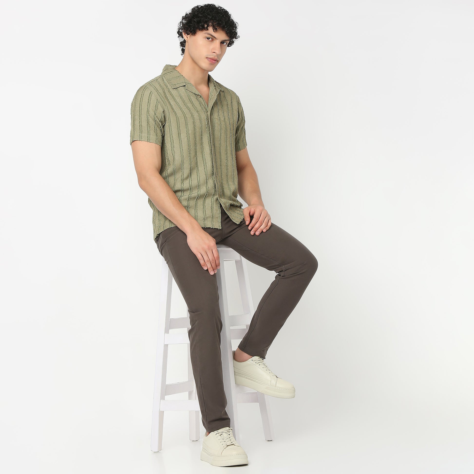 Camp Collar Structured Shirt