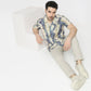 Regular Fit Printed Camp Collar Regular Length Shirt