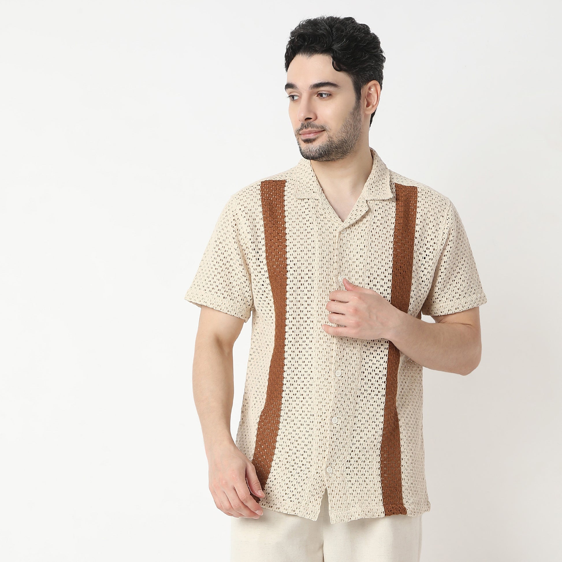 Regular Fit Structured Shirt