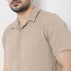 Regular Fit Solid Shirt Collar Shirt