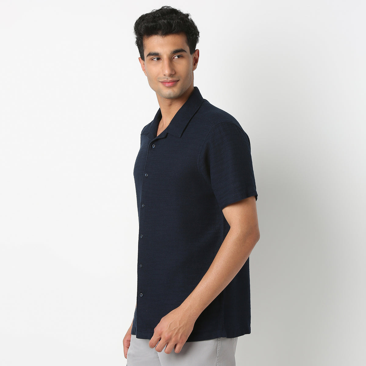 Camp Collar Half Sleeve Bae Shirt