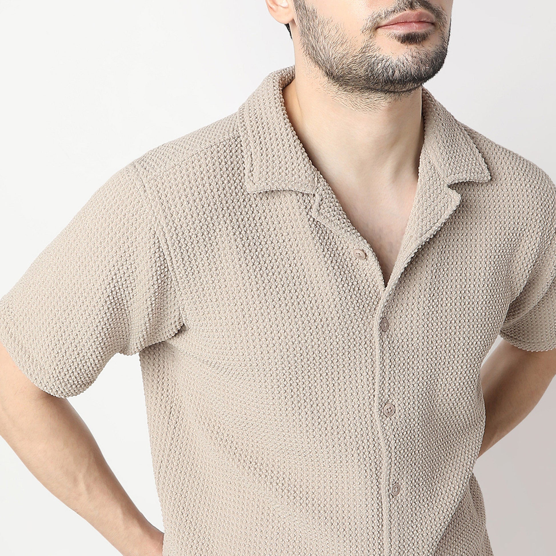 Regular Fit Structured Shirt