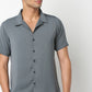 Buy Men Regular Fit Solid Half Sleeve Shirt  - Style Union