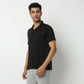 Buy Men Regular Fit Solid Half Sleeve Shirt  - Style Union