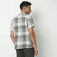 Regular Fit Checkered Camp Collar Shirt