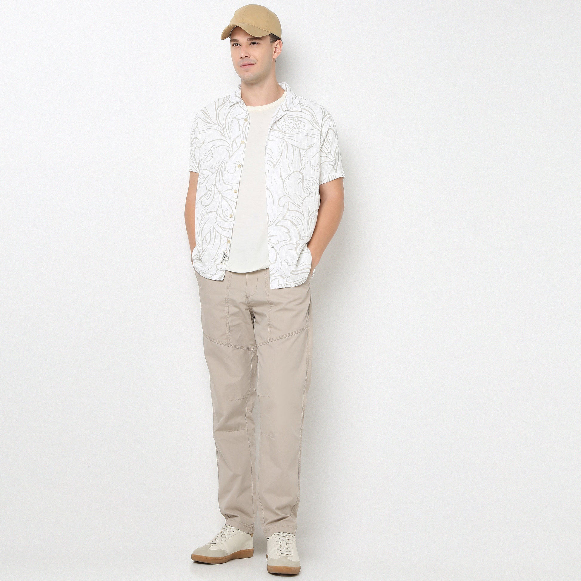 Printed Retreat Half Sleeve Shirt