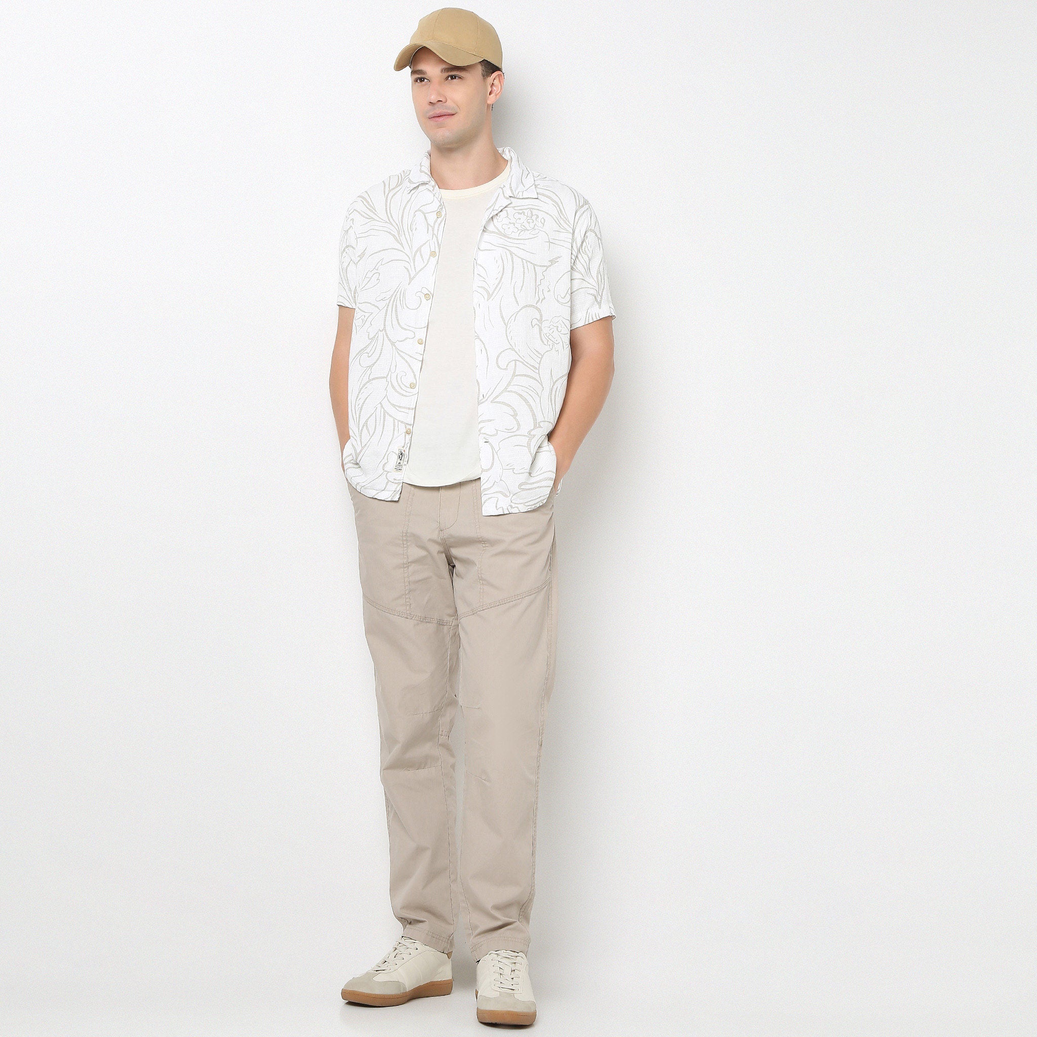 Printed Retreat Half Sleeve Shirt