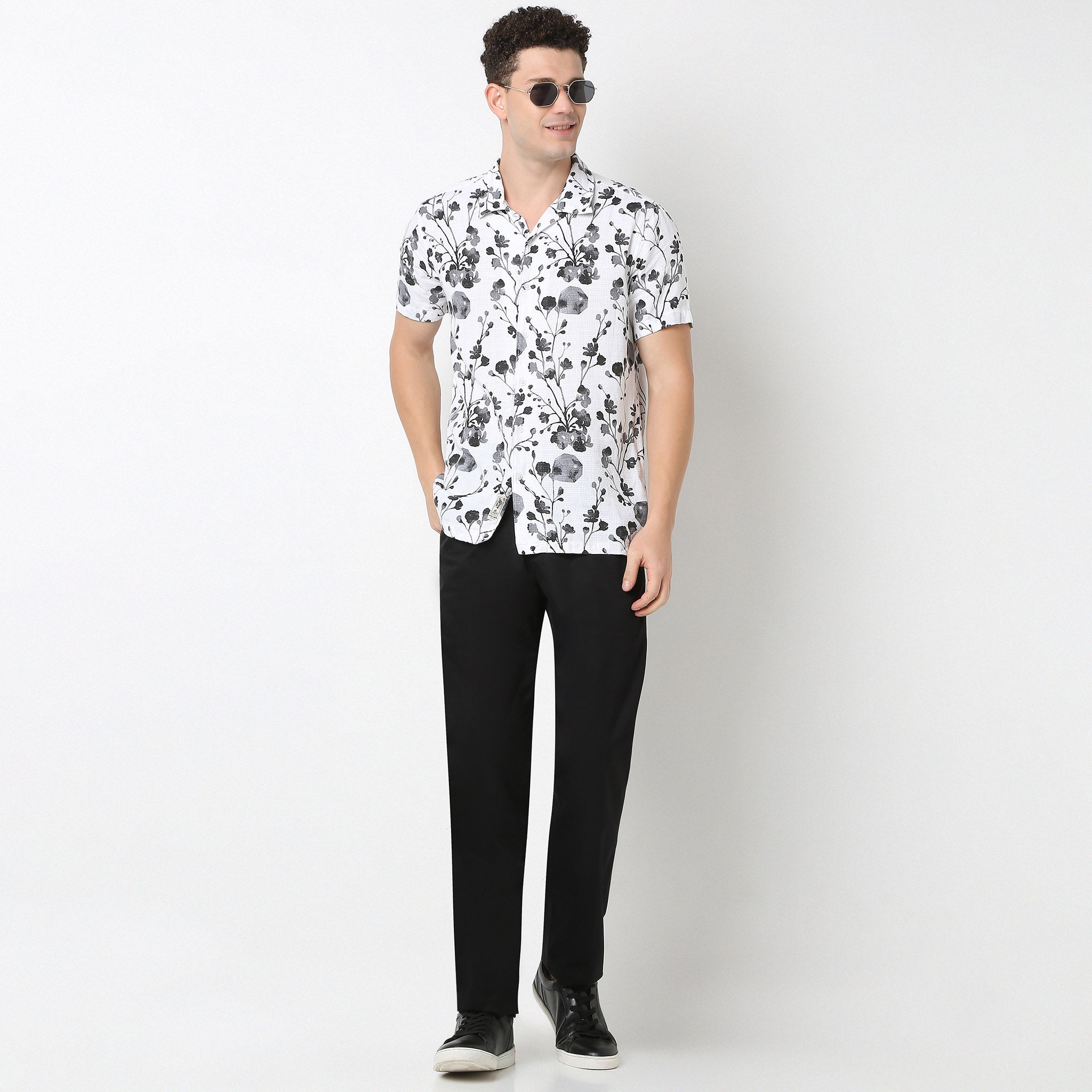 Half Sleeve Printed Retreat Shirt