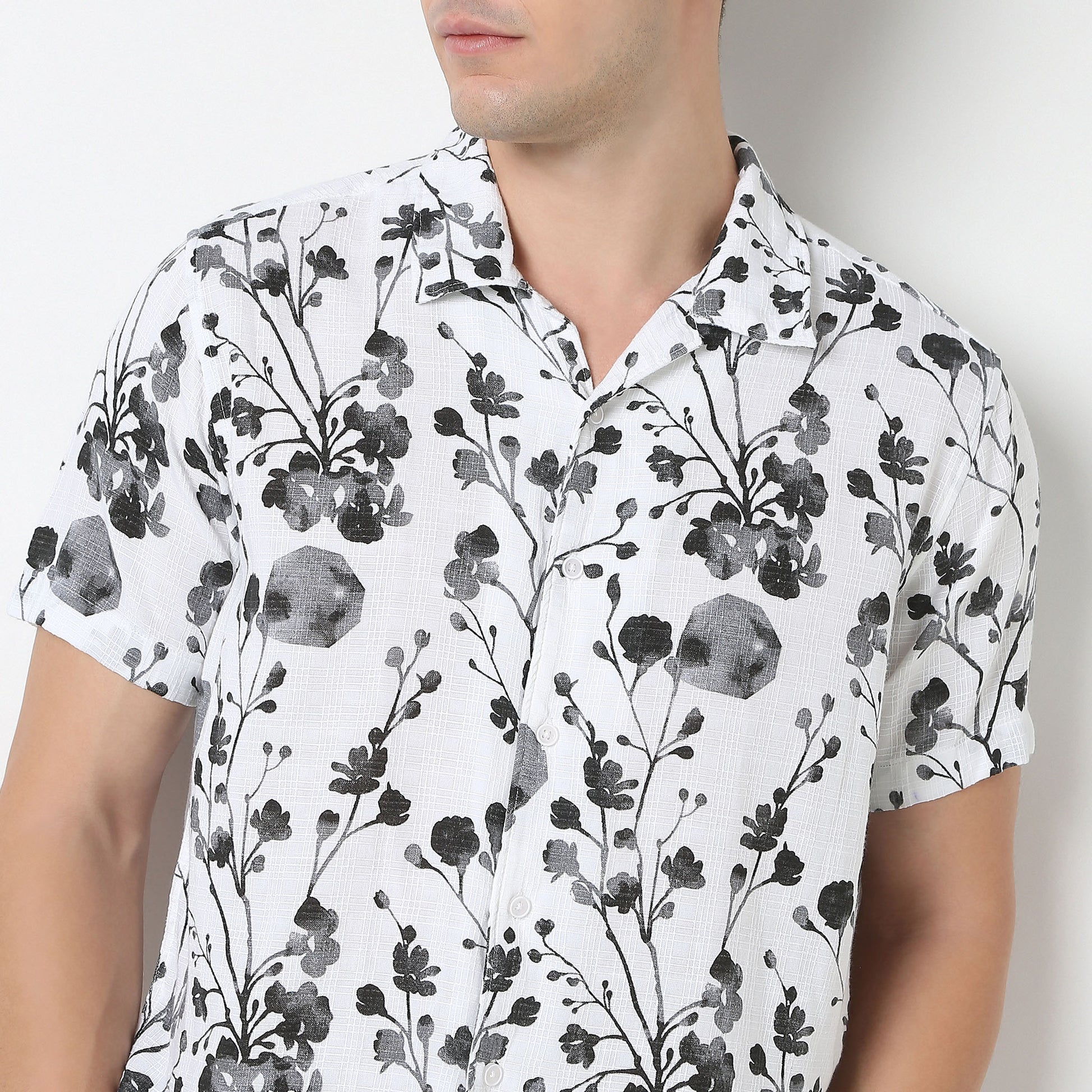 Half Sleeve Printed Retreat Shirt