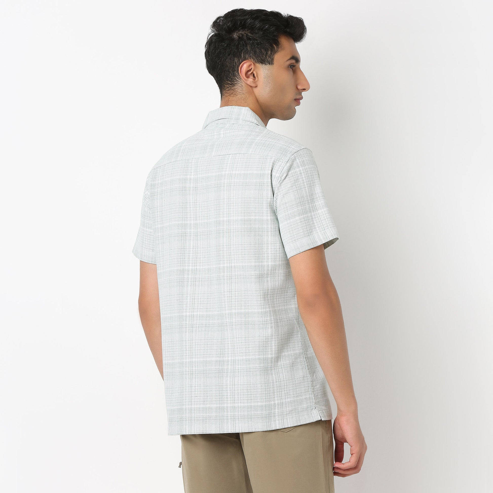 Camp Collar Checkered Bae Shirt