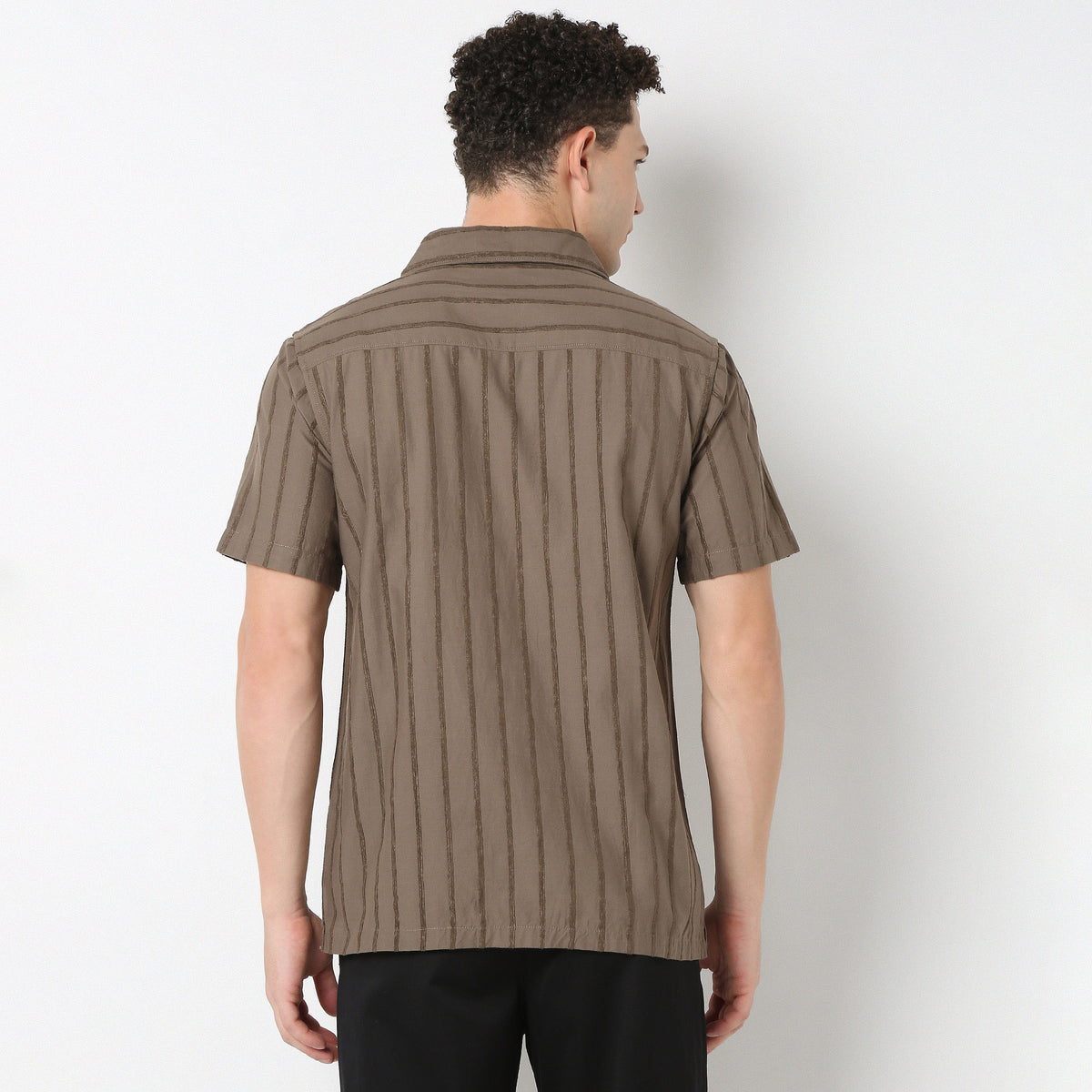 Half Sleeve Solid Mood Shirt
