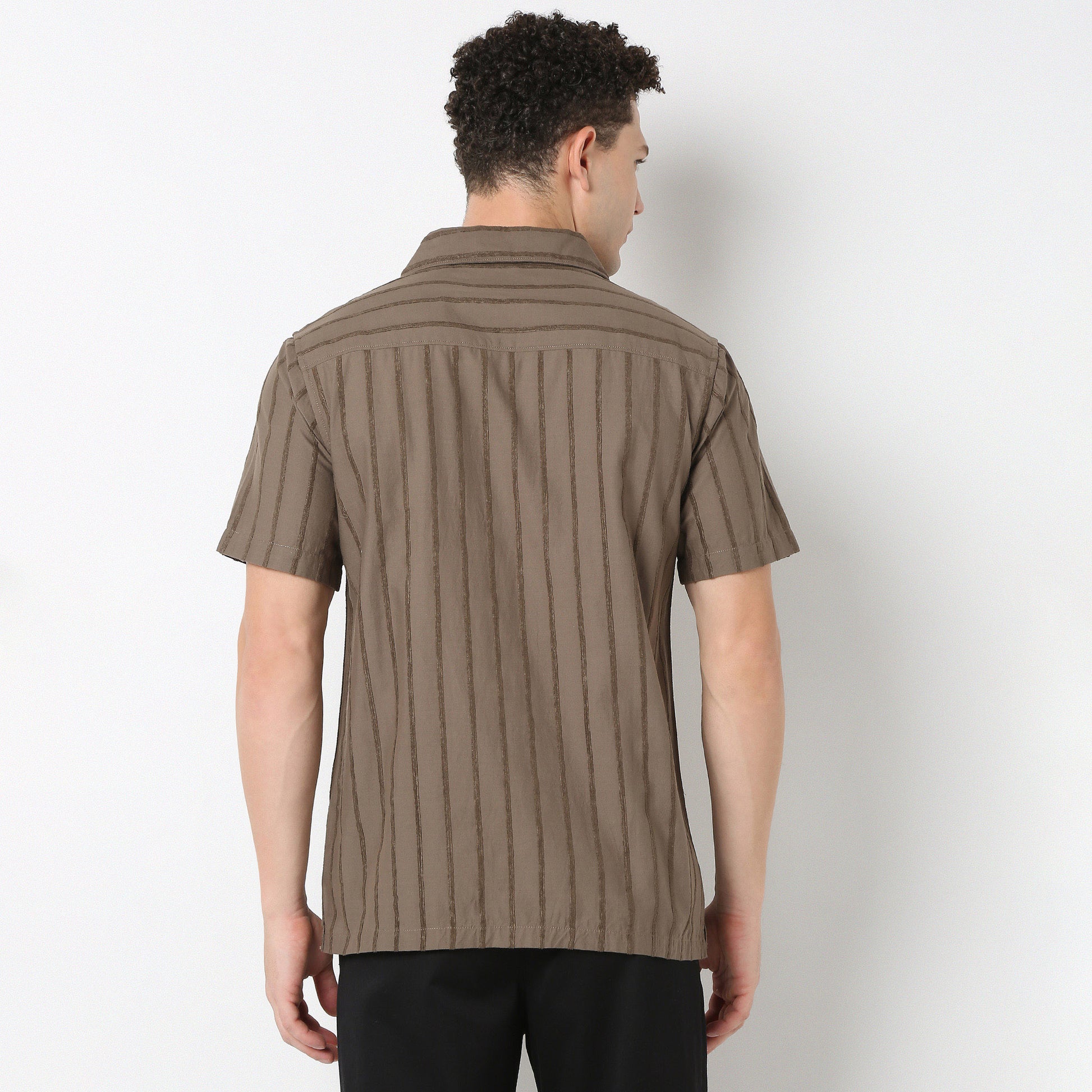 Half Sleeve Solid Mood Shirt