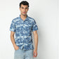 Regular Fit Printed Camp Collar Regular Length Shirt