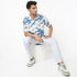 Regular Fit Printed Camp Collar Shirt