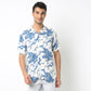 Regular Fit Printed Camp Collar Shirt