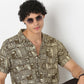 Camp Collar Printed Shirt