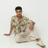 Regular Fit Printed Camp Collar Shirt