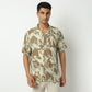 Regular Fit Printed Camp Collar Shirt