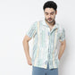 Regular Fit Printed Camp Collar Shirt
