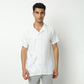Regular Fit Solid Camp Collar Shirt
