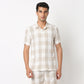 Camp Collar Checkered Mood Shirt