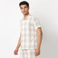 Camp Collar Checkered Mood Shirt