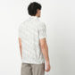 Mens Textured Printed Retreat Shirt
