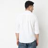 Cotton Textured Cuban Shirt 