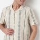 Buy Men Regular Fit Structured Half Sleeve Shirt  - Style Union