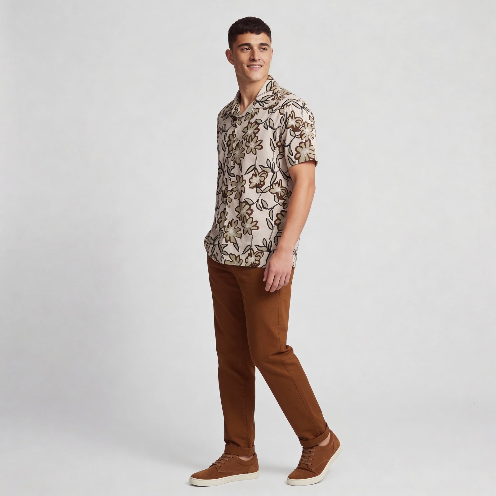 Viscose Printed Half Sleeve Shirt