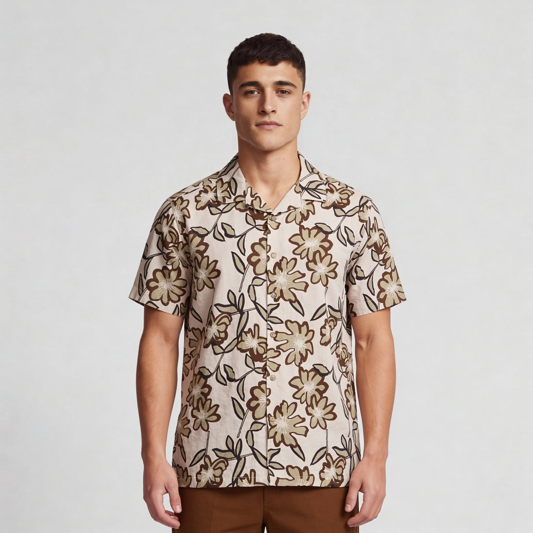 Viscose Printed Half Sleeve Shirt