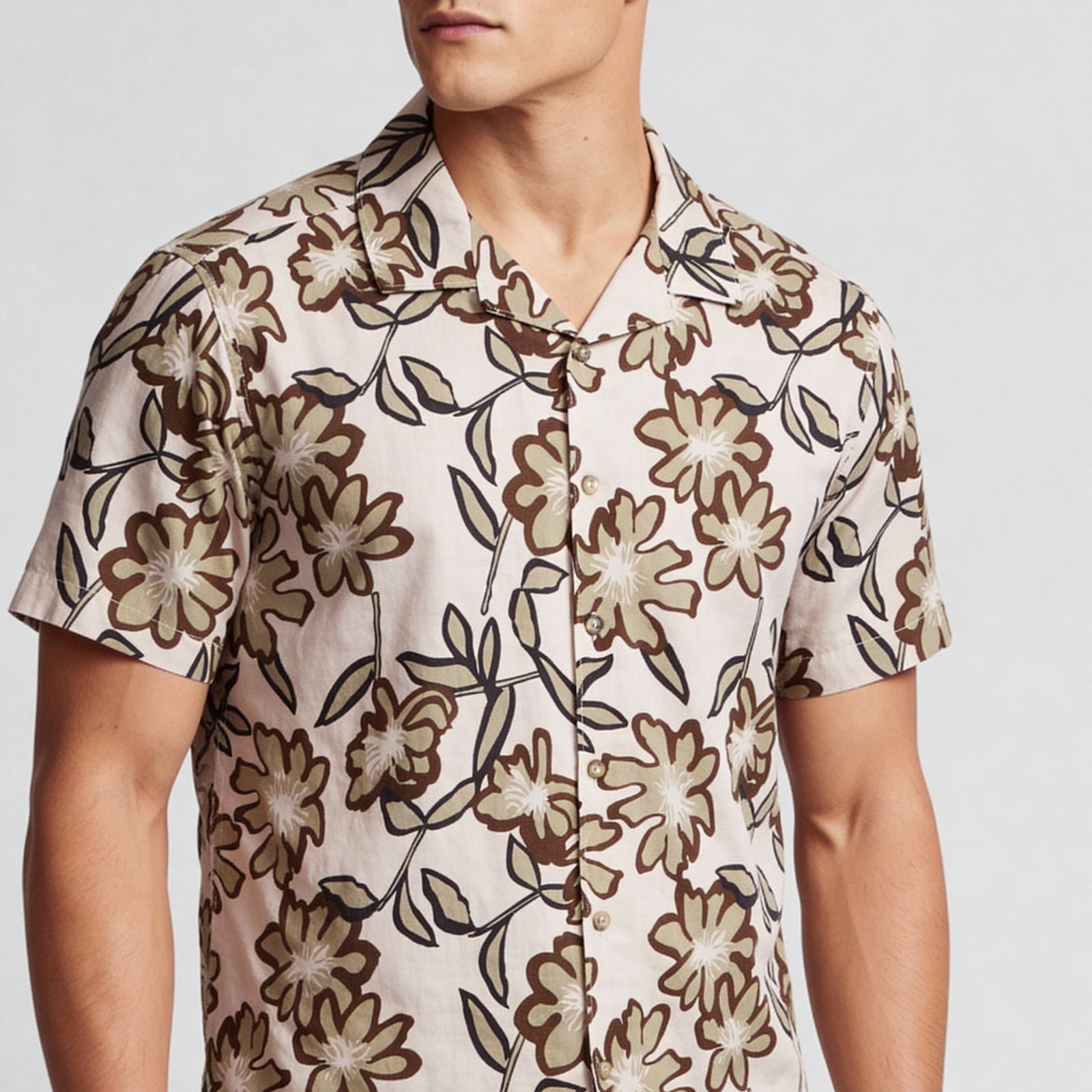 Viscose Printed Half Sleeve Shirt