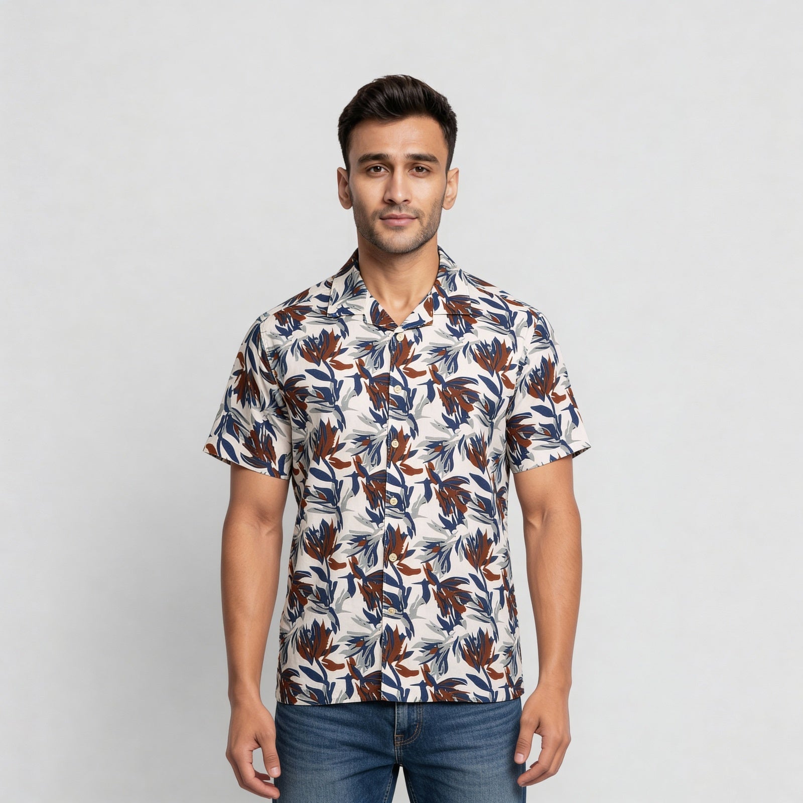 Viscose Printed Half Sleeve Shirt