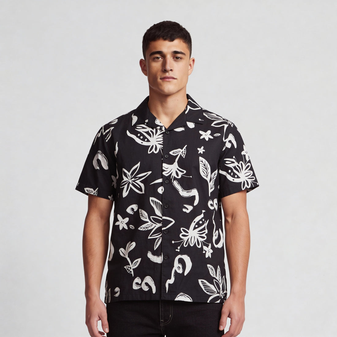 Viscose Printed Half Sleeve Shirt