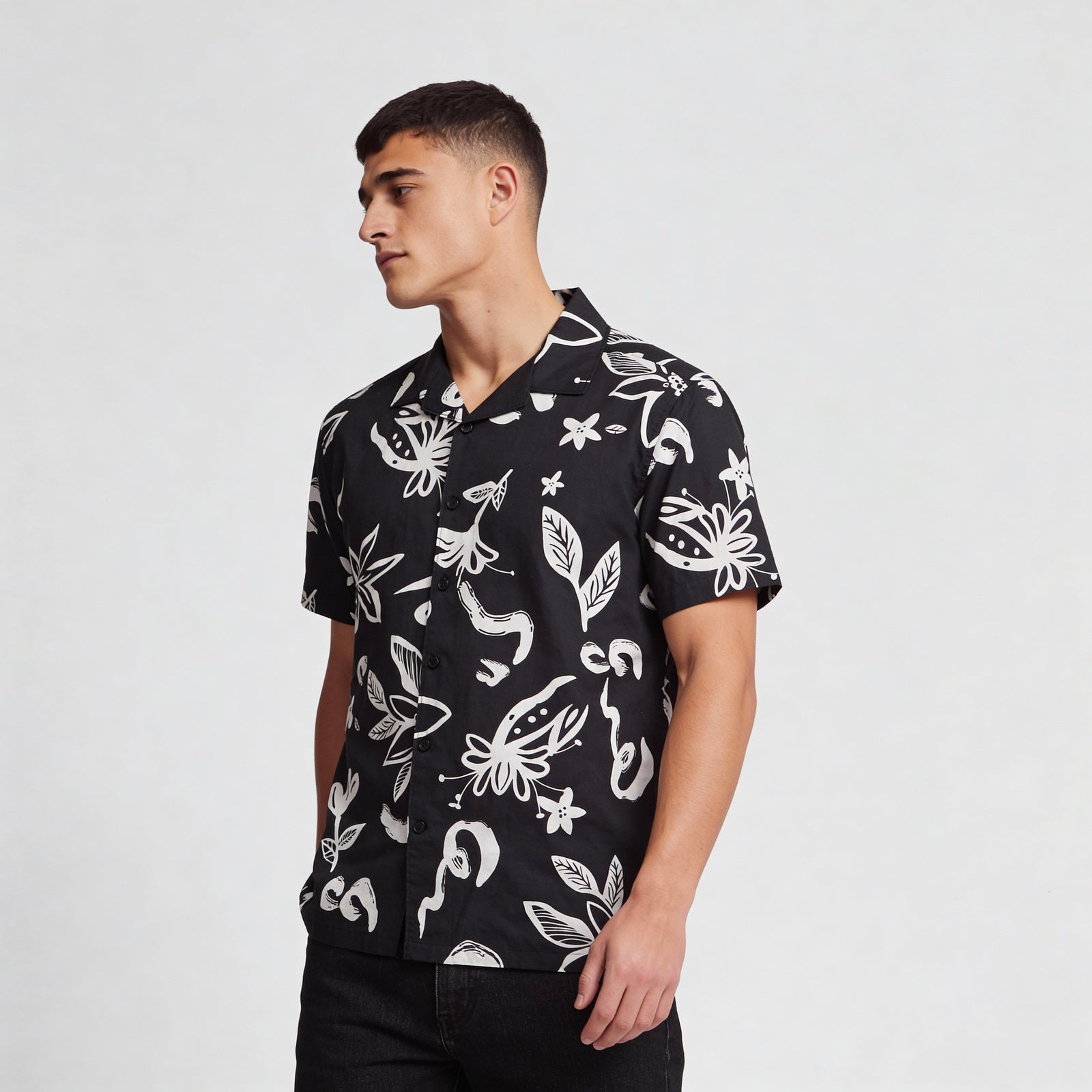 Viscose Printed Half Sleeve Shirt