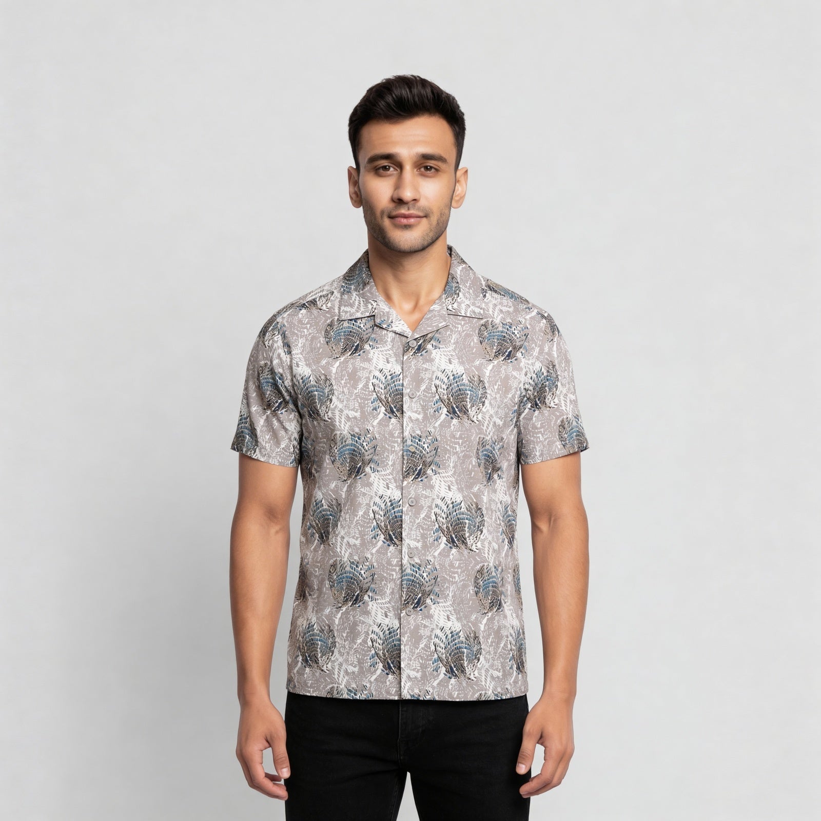 Viscose Printed Half Sleeve Shirt