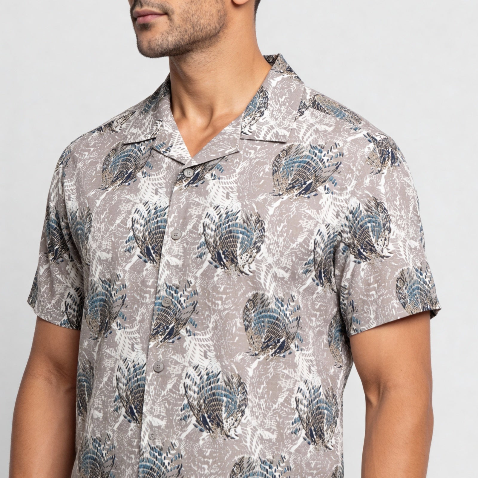 Viscose Printed Half Sleeve Shirt