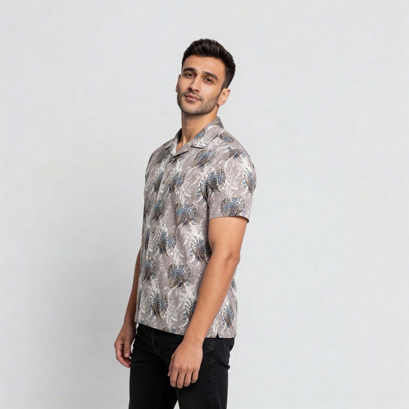 Viscose Printed Half Sleeve Shirt
