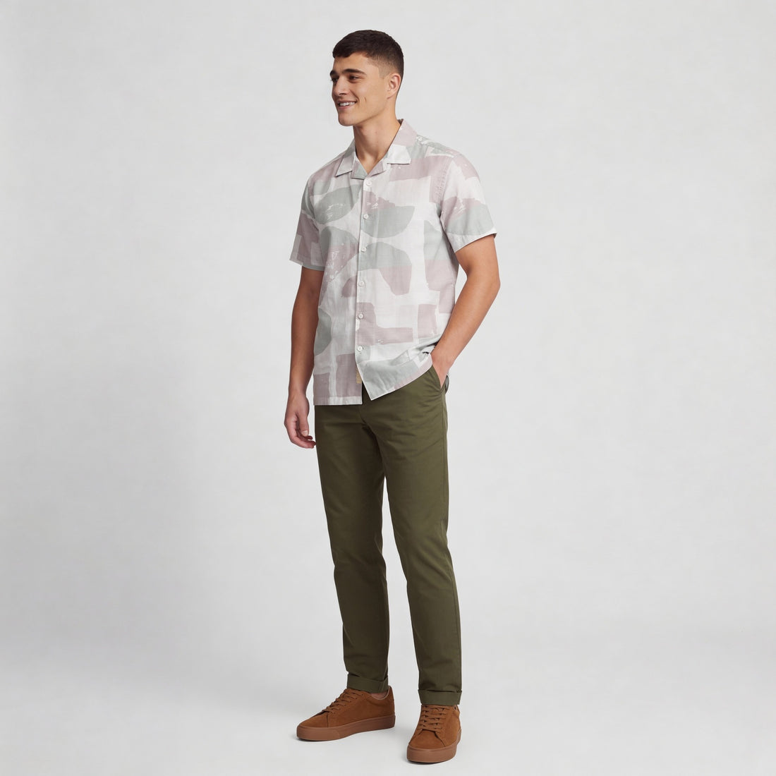 Viscose Printed Half Sleeve Shirt