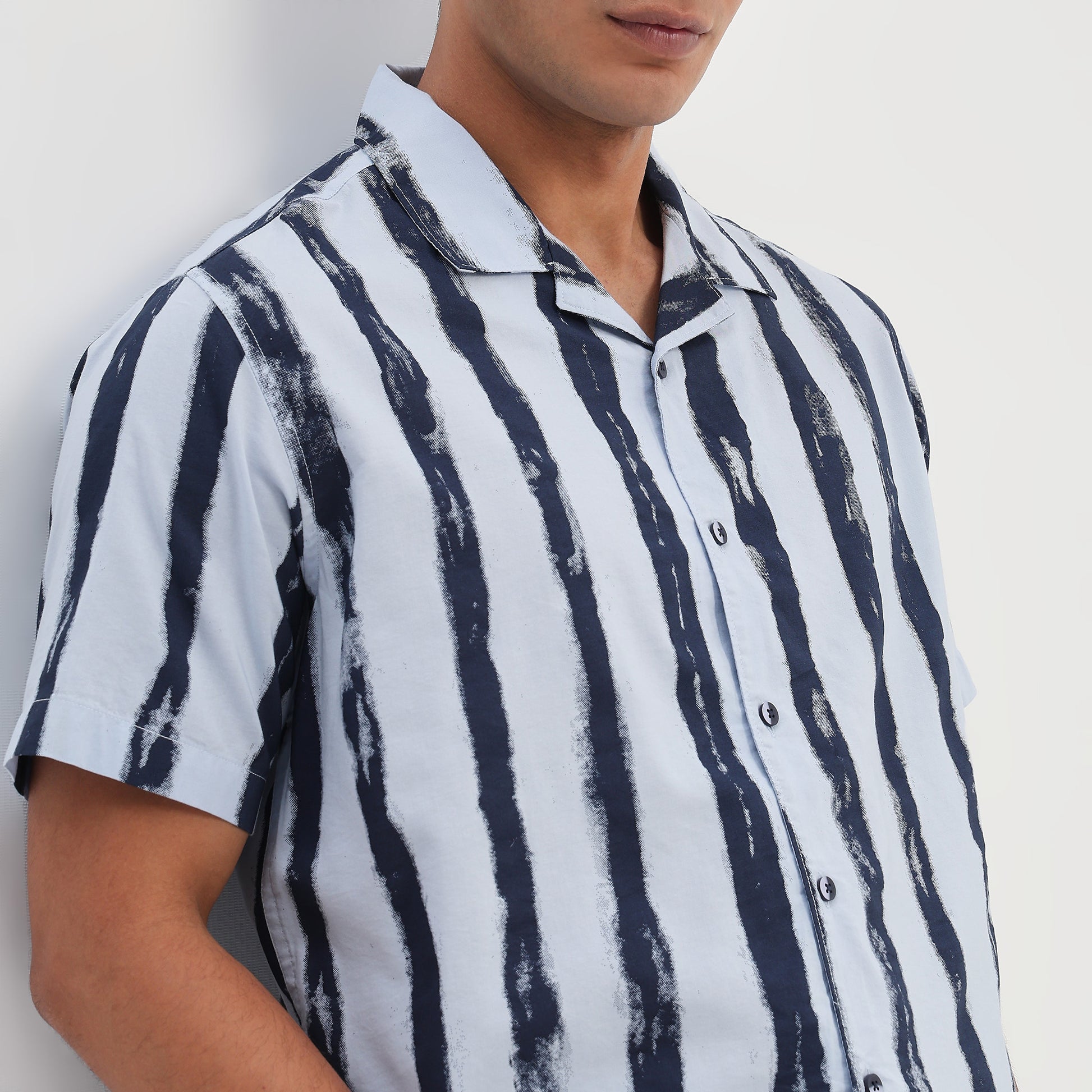 Printed Camp Collar Retreat Shirt