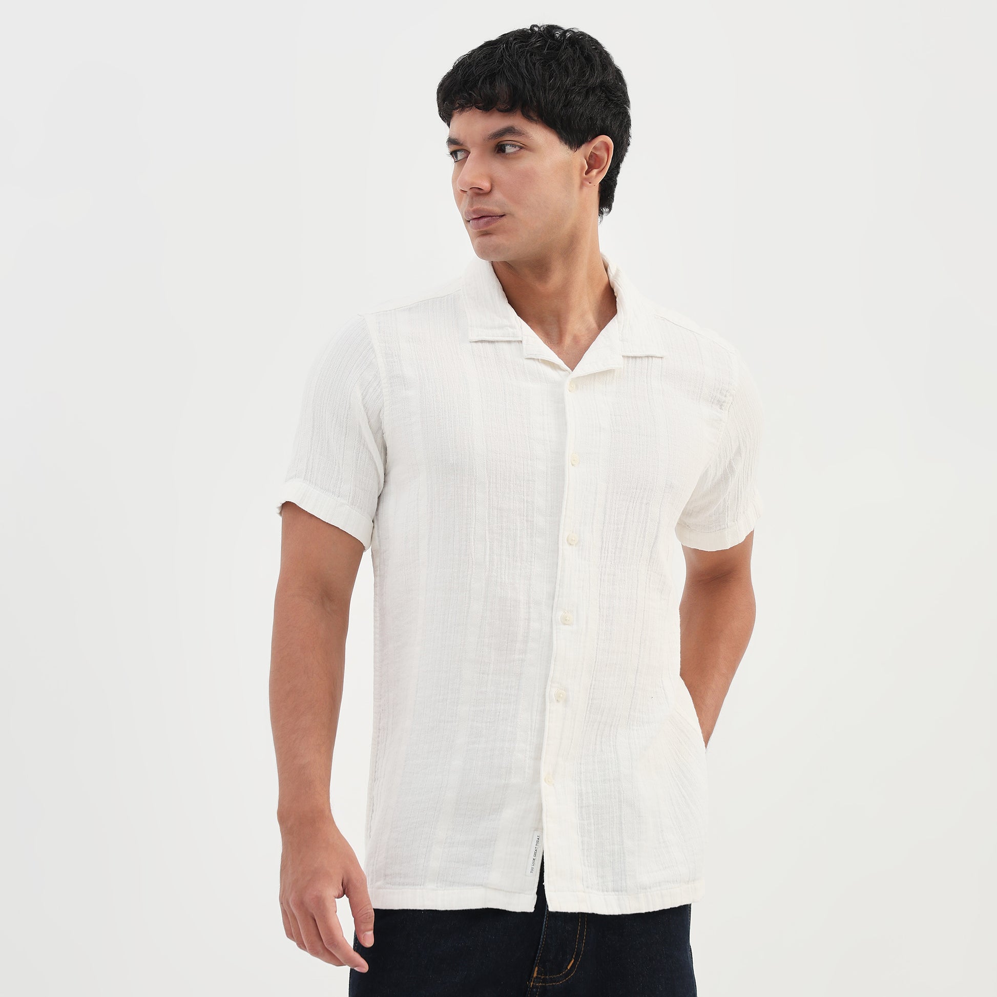Cotton Solid Bae Shirt