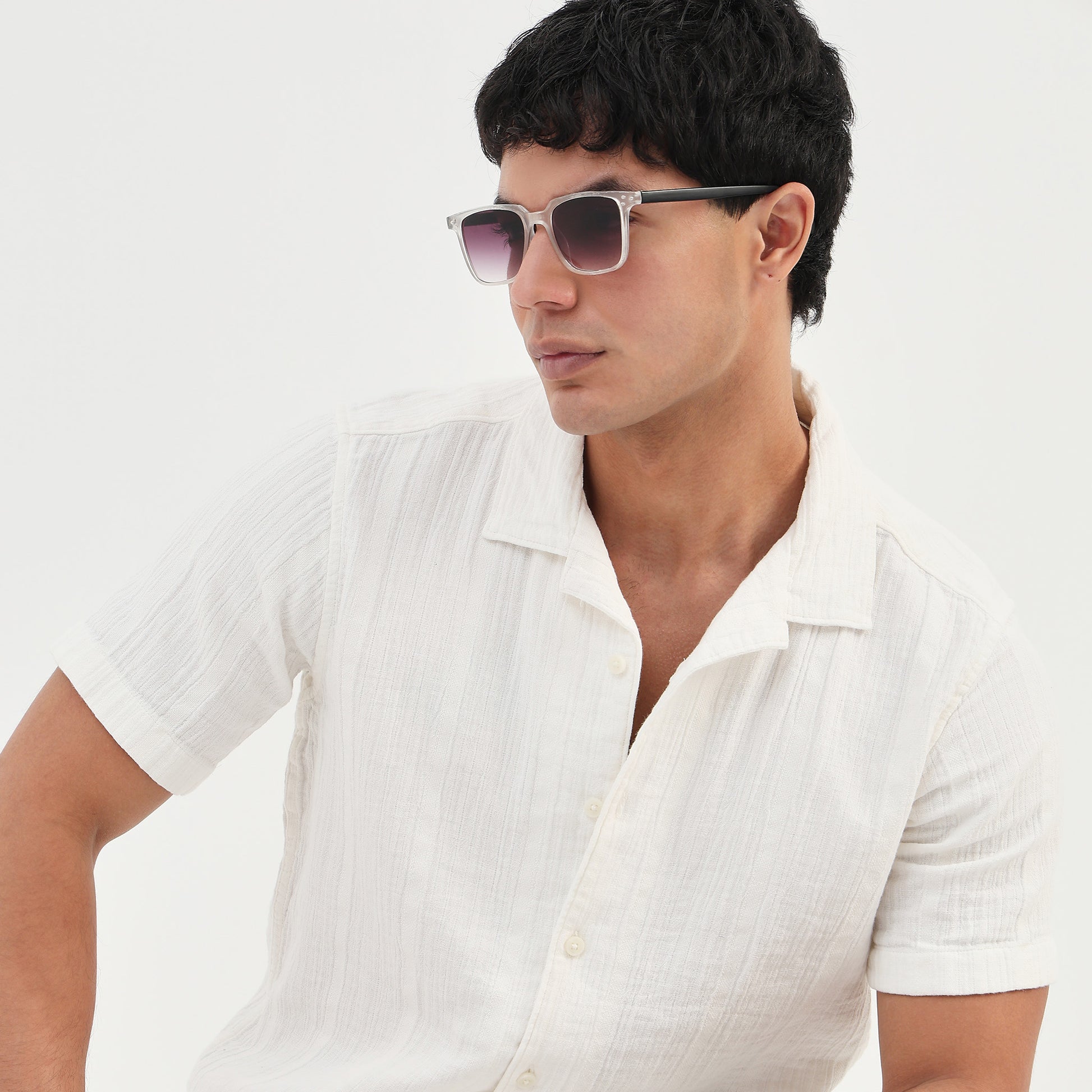 Cotton Solid Bae Shirt